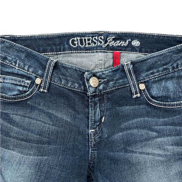 Guess Women Beverly Slim Leg Zipper Ankle Jeans Sz 27 - Picture 4 of 9